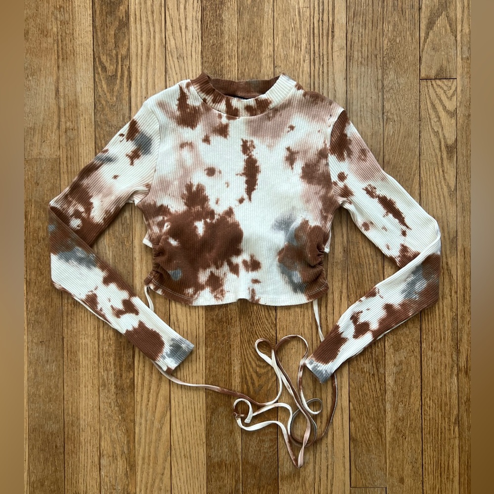 Zara Longsleeve Crop Top Size Medium